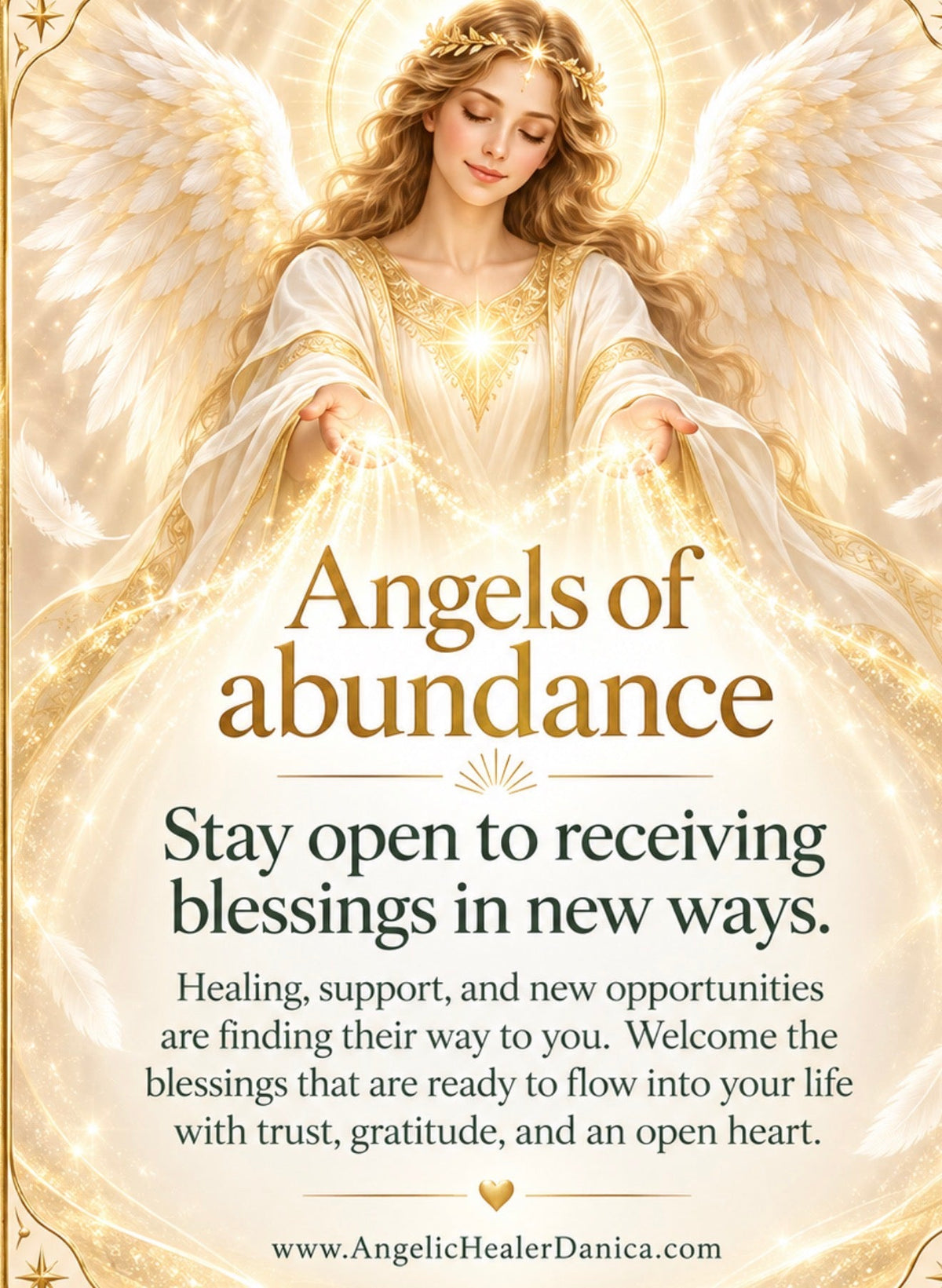 Angels of Abundance: Stay Open to Receiving Blessings in New Ways