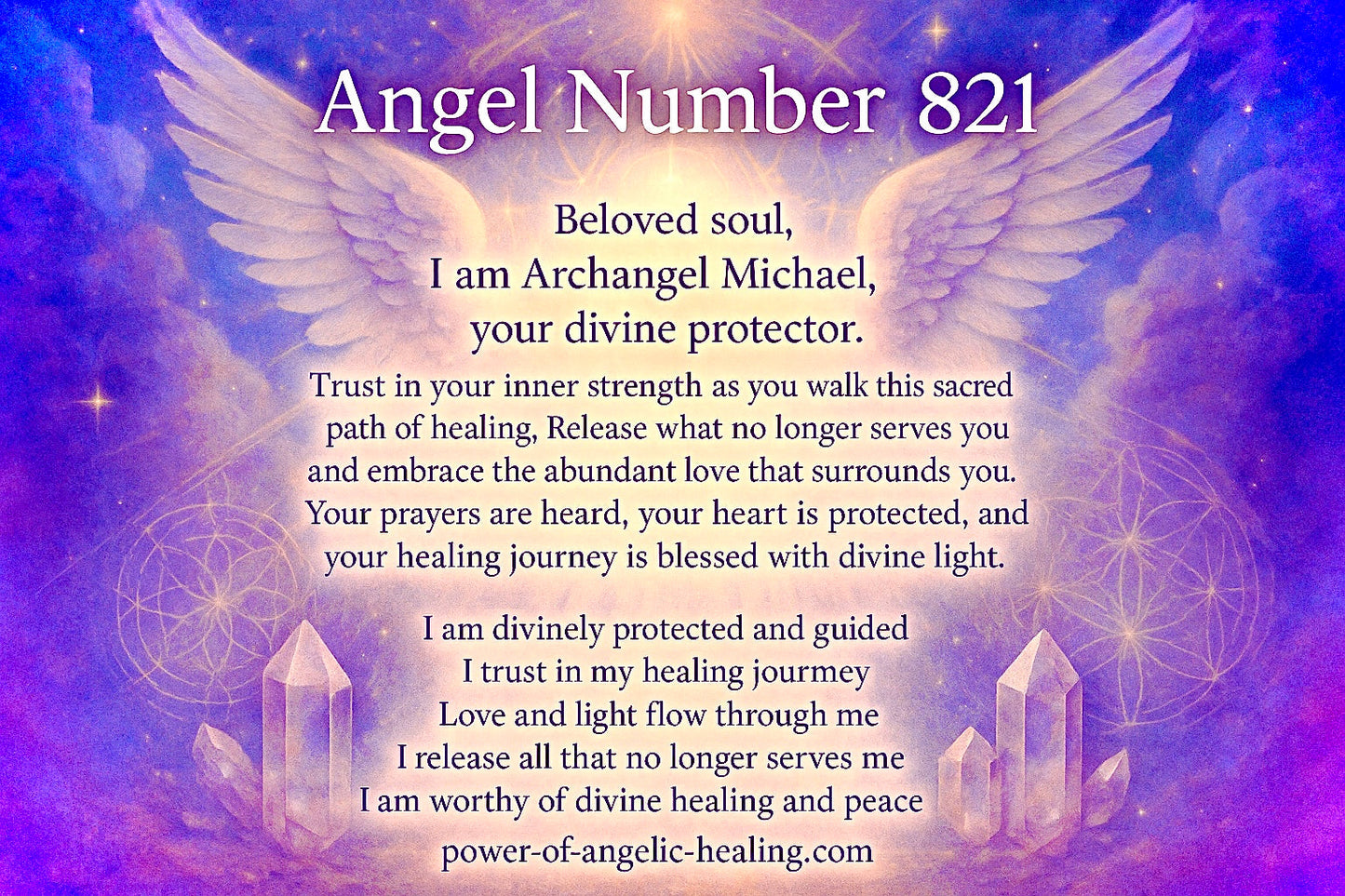Angelic message for 821