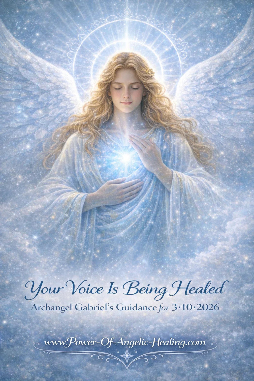 Your Voice Is Being Healing-Archangel Gabriel's Guidance for 3/10/2026.