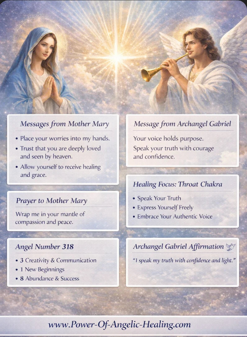 Angelic Guidance for March 18, 2026 – A Message from Mother Mary & Archangel Gabriel