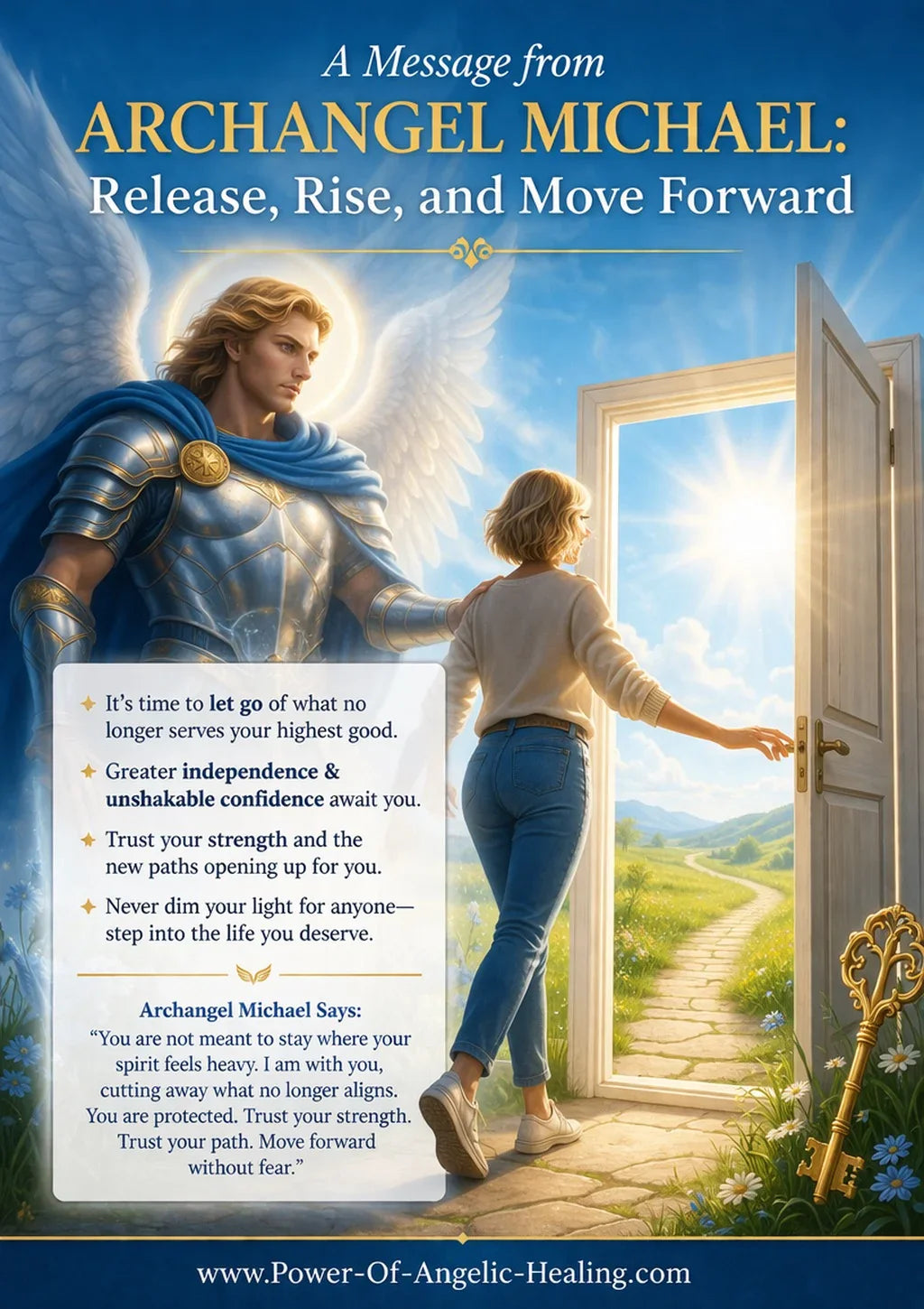 A Message from Archangel Michael: Release, Rise, and Move Forward