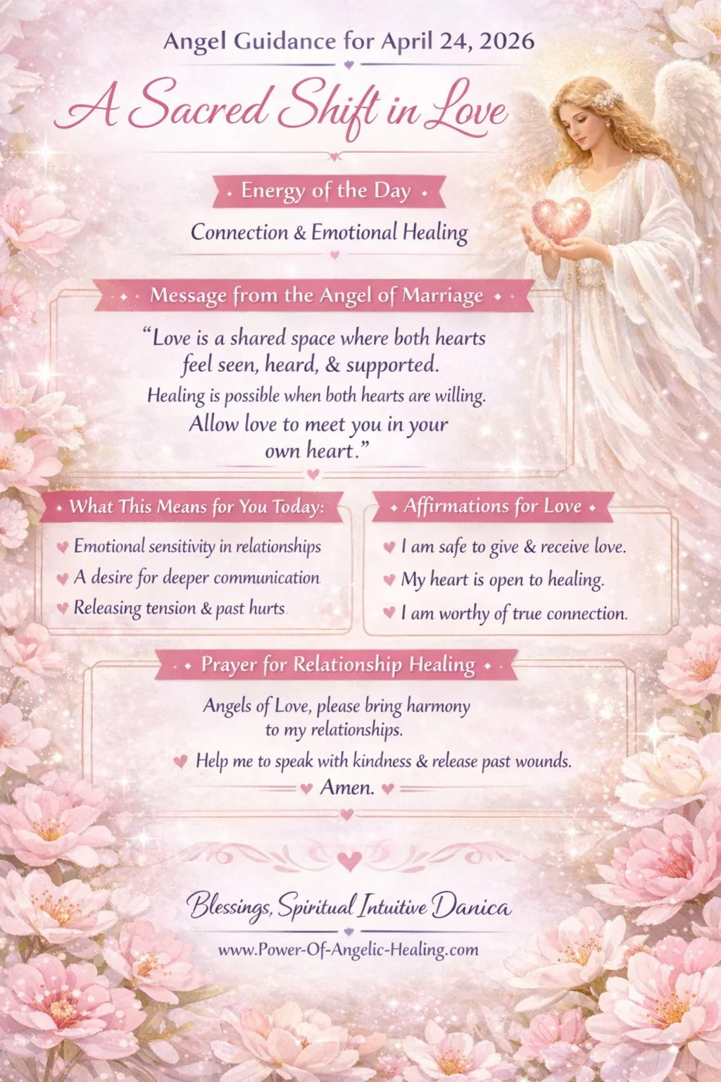 A Sacred Shift in Love — Angel Guidance for April 24 ✨💞