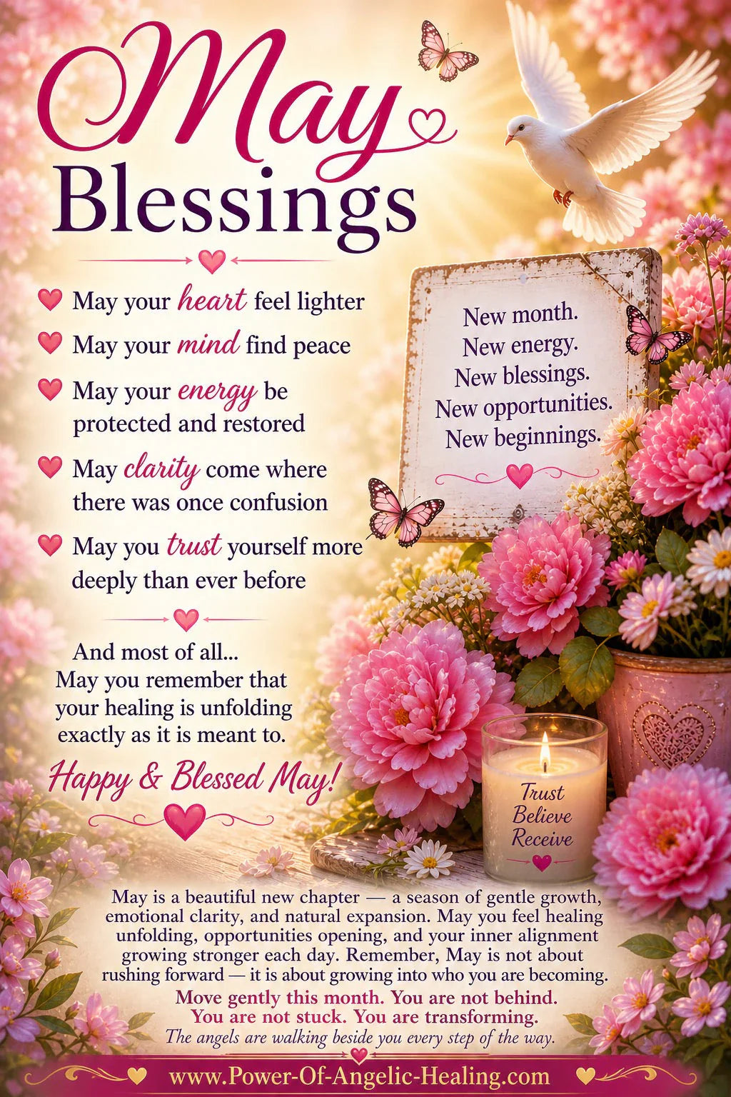 Step Into May’s Healing Energy — A Message from the Angels ✨
