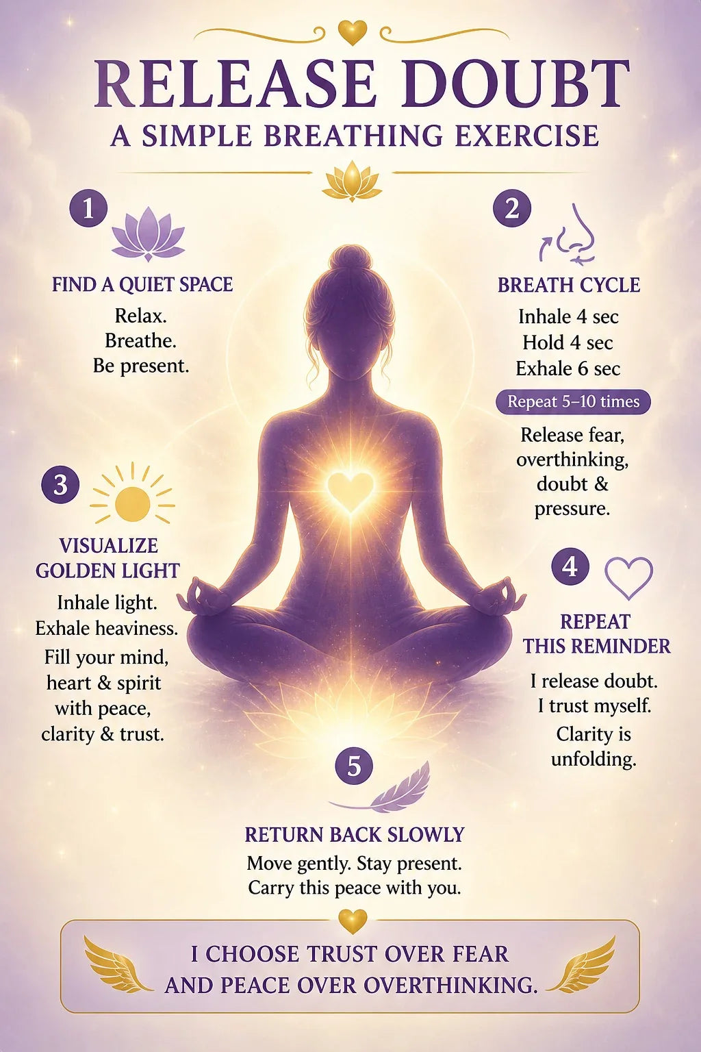 A Gentle Breathing Exercise to Release Doubt Reconnecting Back to Trust, Clarity & Inner Peace