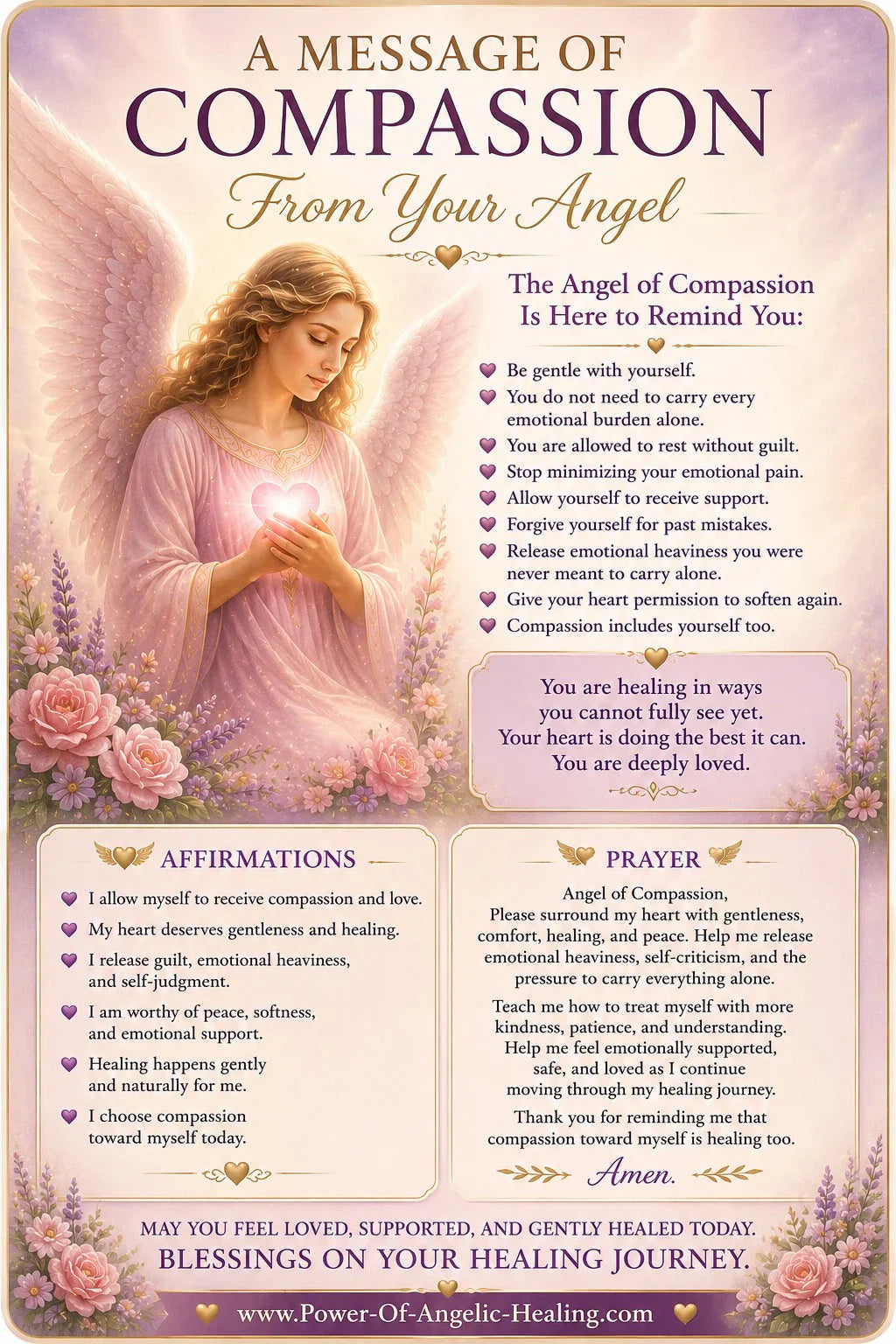 Angelic Guidance for Emotional Healing & Self-Compassion 💕