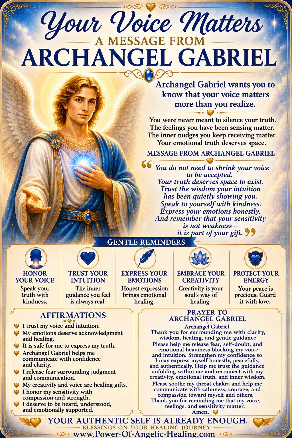 Your Voice Matters — A Message from Archangel Gabriel