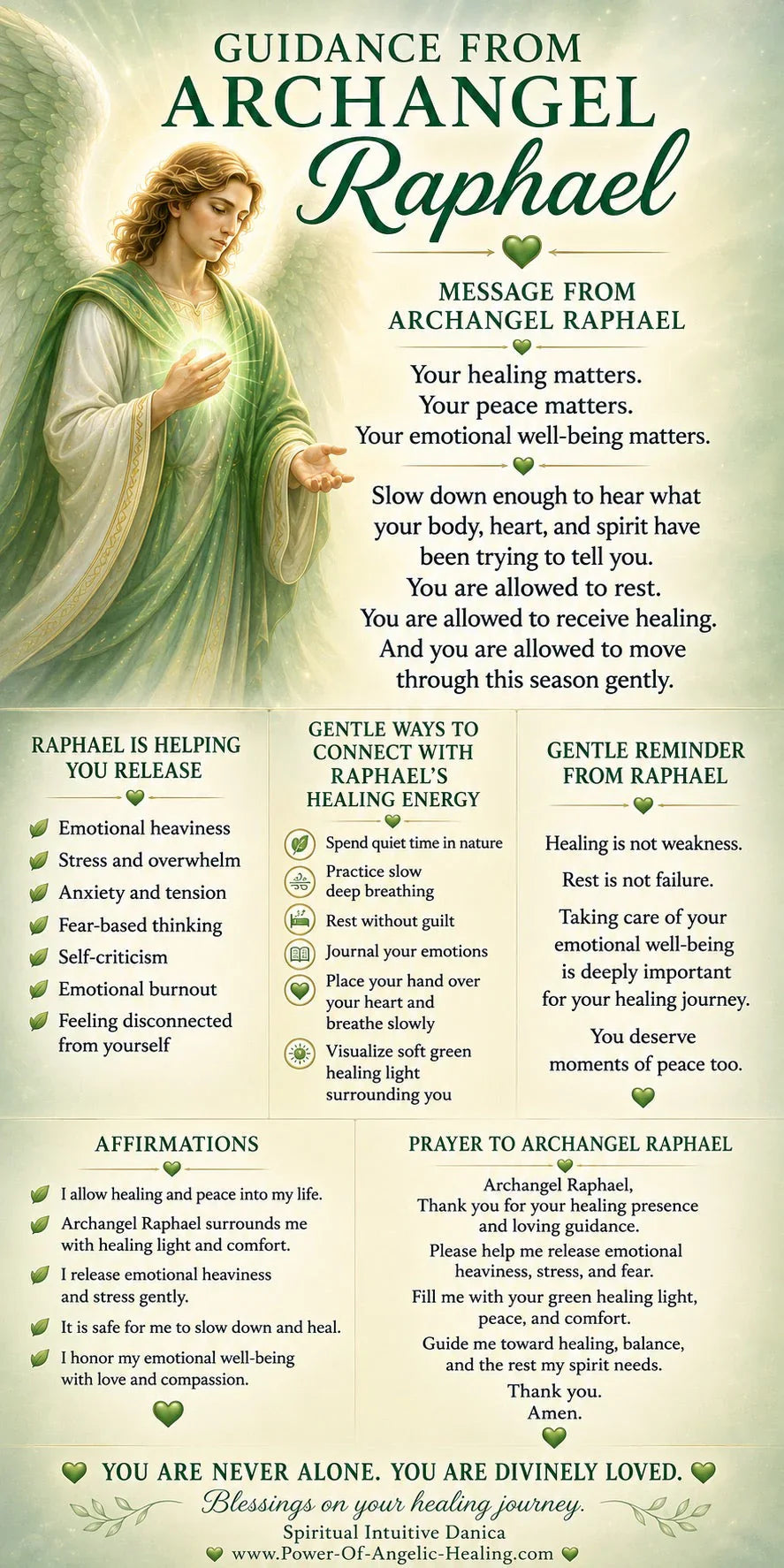 Archangel Raphael Guidance for Emotional Healing & Calmness