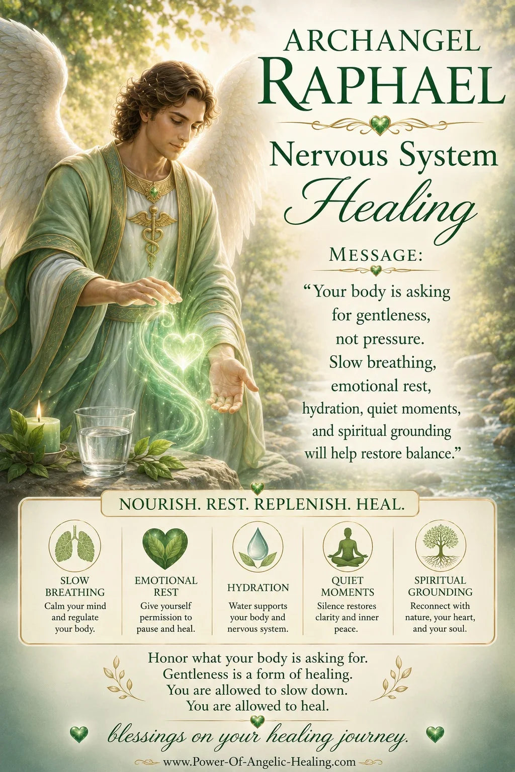 Archangel Raphael — Nervous System Healing-Slowing Down, Restoring Balance & Allowing Gentle Healing