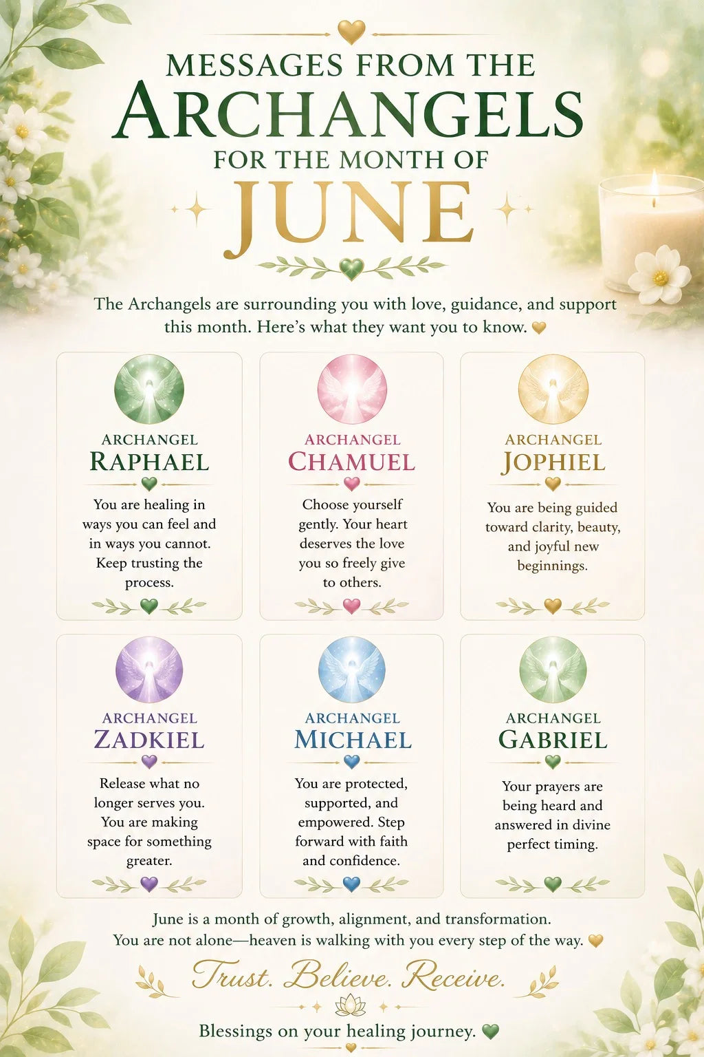 Messages From The Archangels For The Month Of June✨A Month of Healing, Alignment, Growth & New Beginnings