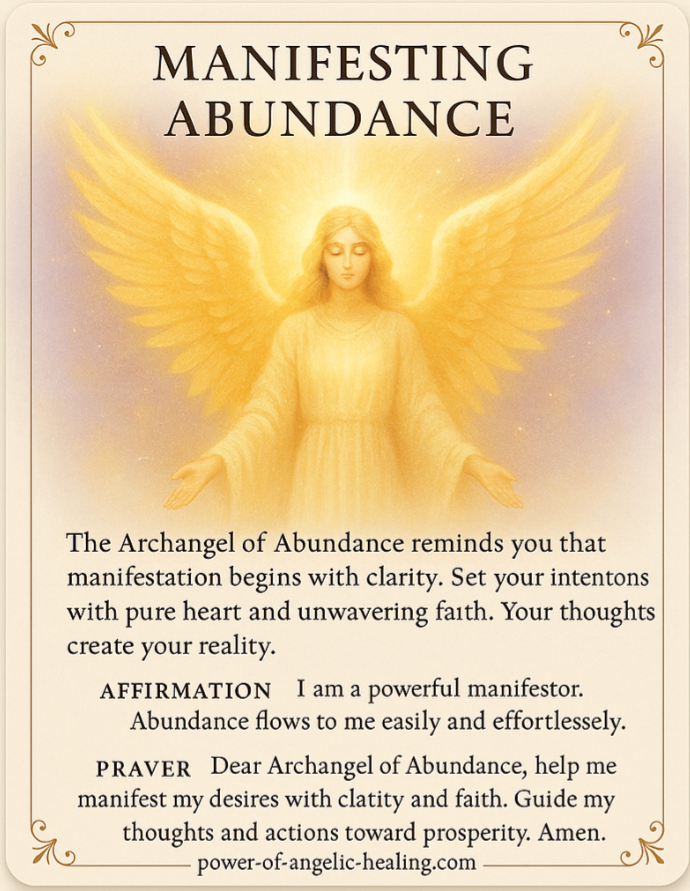 Manifesting Abundance Unlock the power of divine abundance through clarity and faith