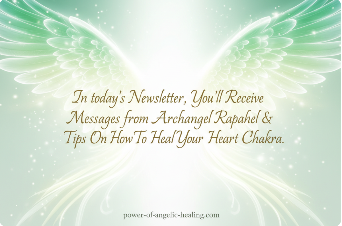 Messages from Archangel Raphael: Healing Your Heart Chakra.