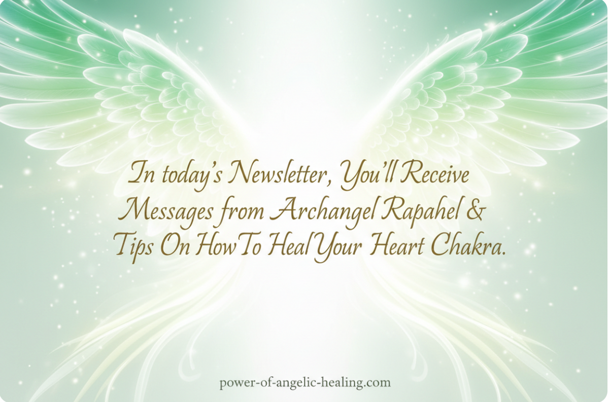 Messages from Archangel Raphael: Healing Your Heart Chakra.