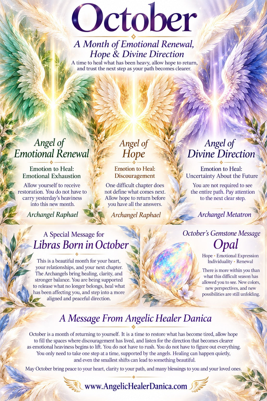 October: A Month of Emotional Renewal, Hope & Divine Direction