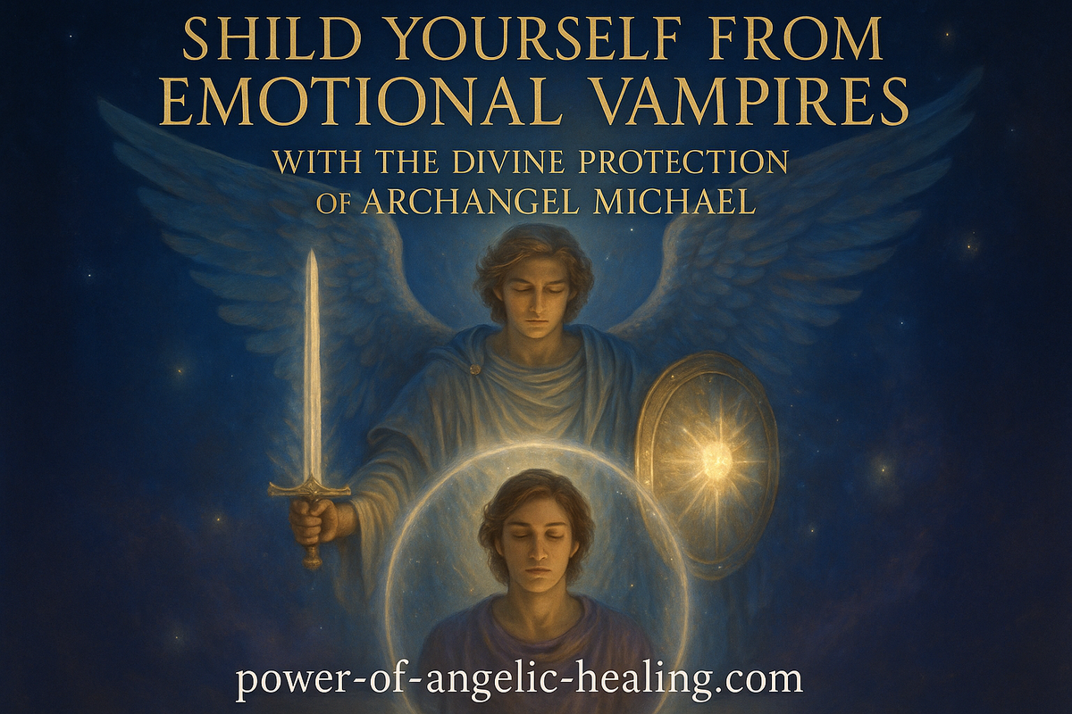 Shield Yourself from Emotional Vampires. With the Divine Protection of Archangel Michael.