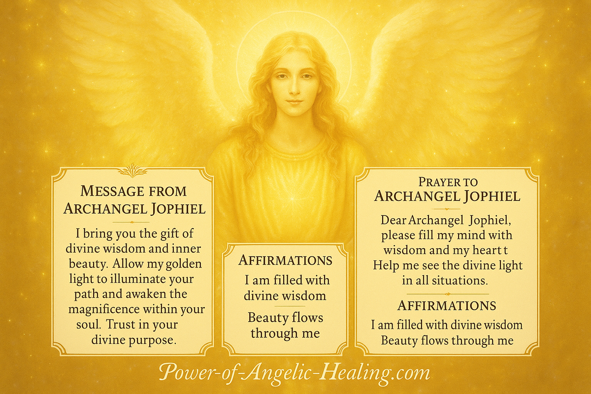 Message from Archangel Jophiel