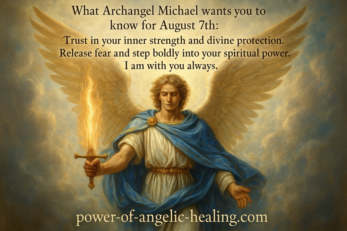What Archangel Wants You To Know For August 7th.