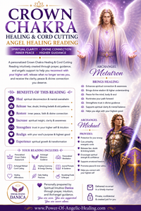 Crown Chakra Healing & Cord Cutting Angel Healing Reading