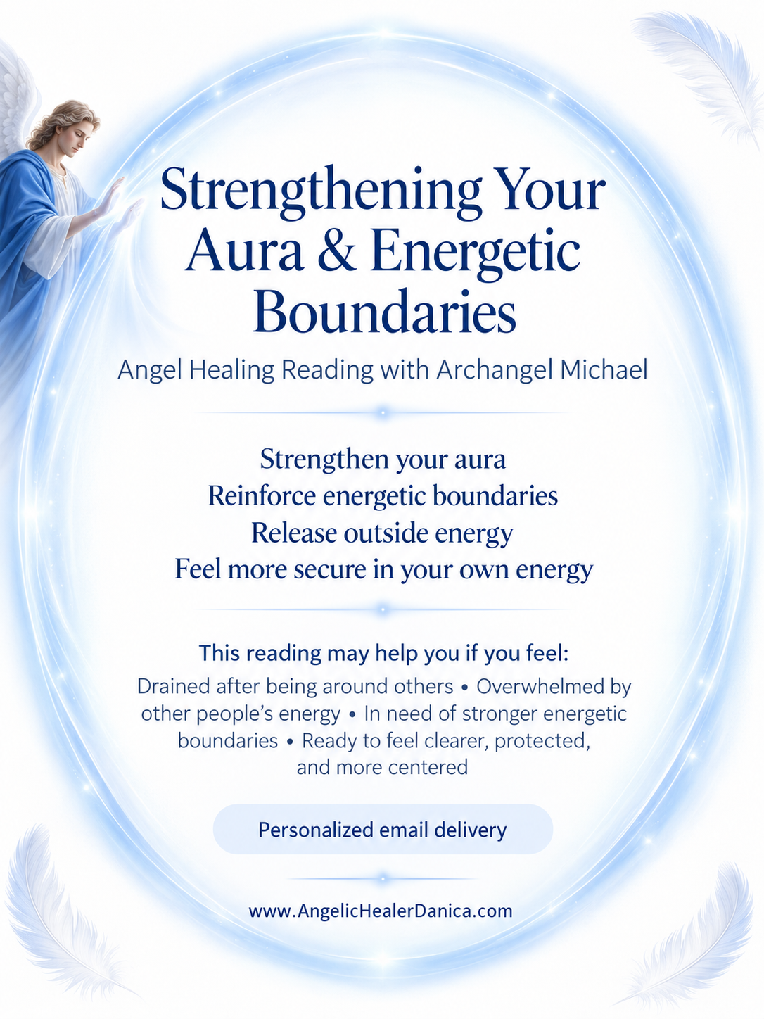 Strengthening Your Aura & Energetic Boundaries. Angel Healing Reading with Archangel Michael