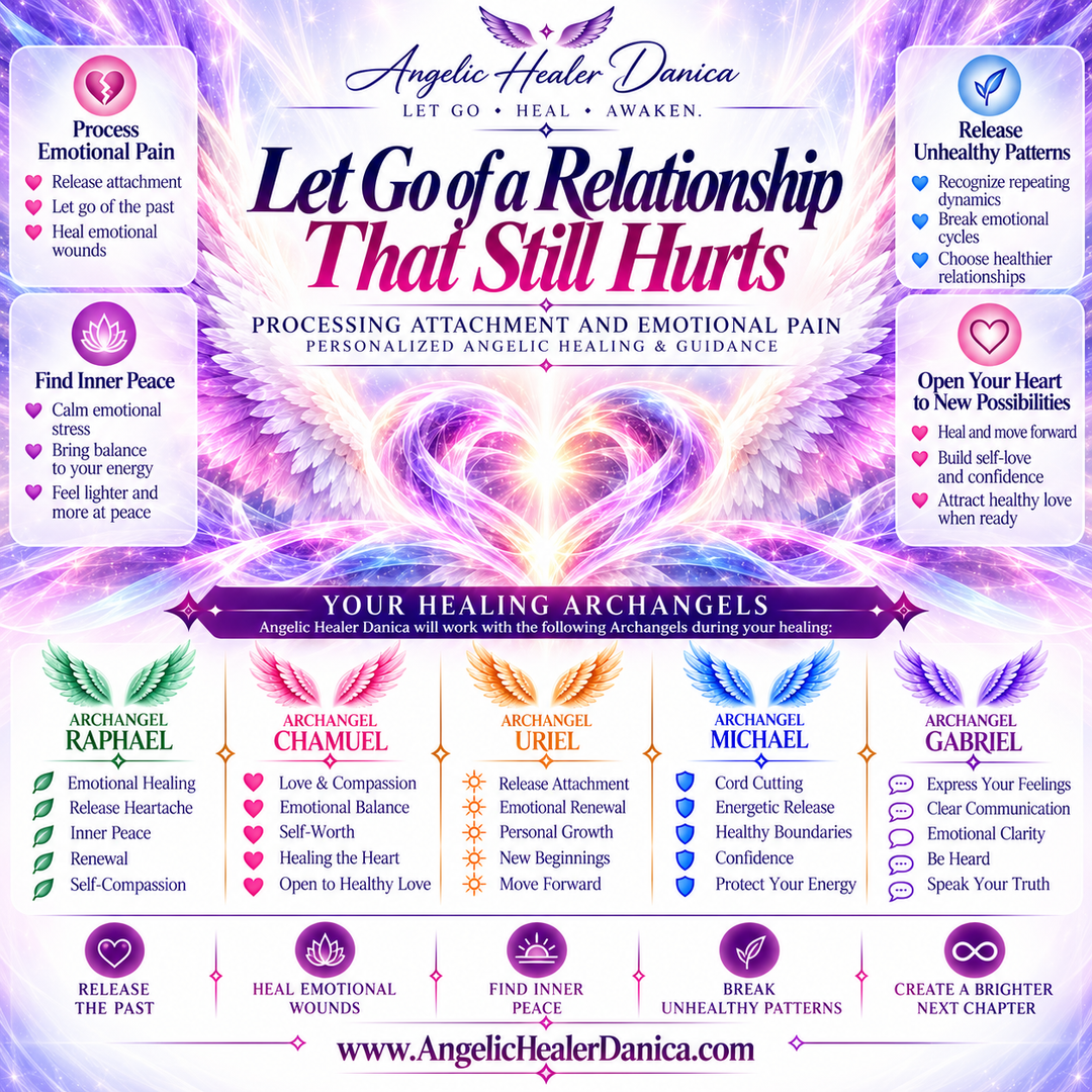 Let Go of a Relationship That Still Hurts. Angelic Healing Reading for Emotional Attachment, Relationship Pain &amp; Inner Renewal