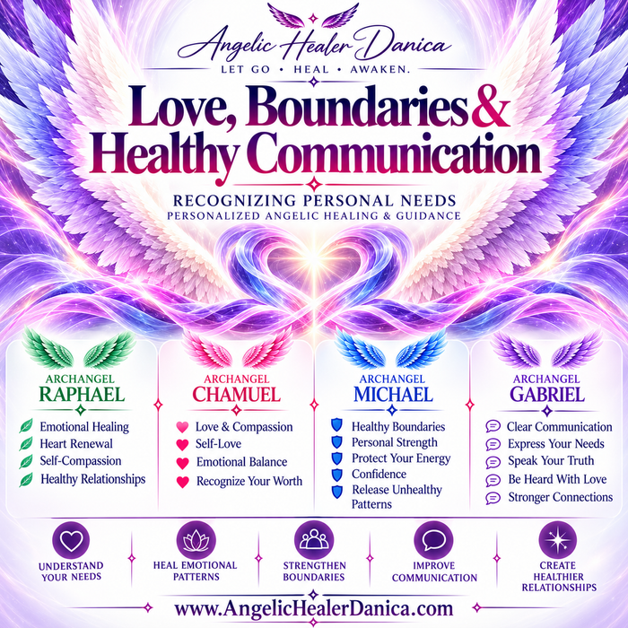 Love, Boundaries & Healthy Communication. Angelic Healing Reading for Recognizing Your Needs, Strengthening Boundaries & Emotional Expression
