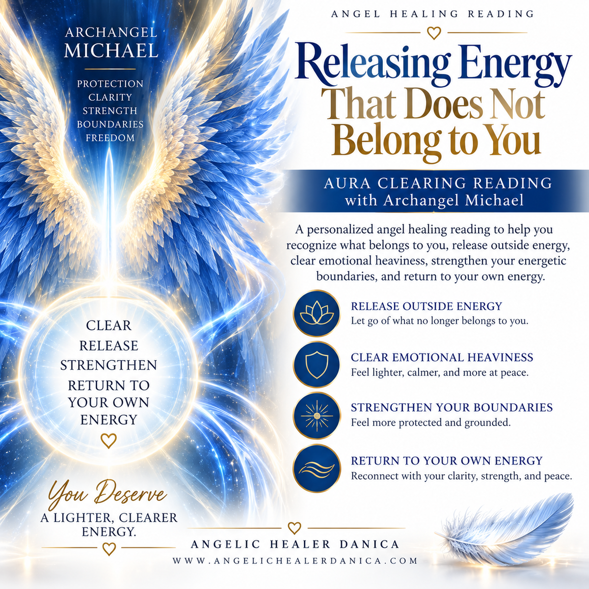 Releasing Energy That Does Not Belong to You. Aura Clearing Reading with Archangel Michael