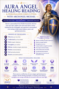 Aura Angel Healing Reading & Cord Cutting. Discover the Beautiful Energy That Surrounds You.