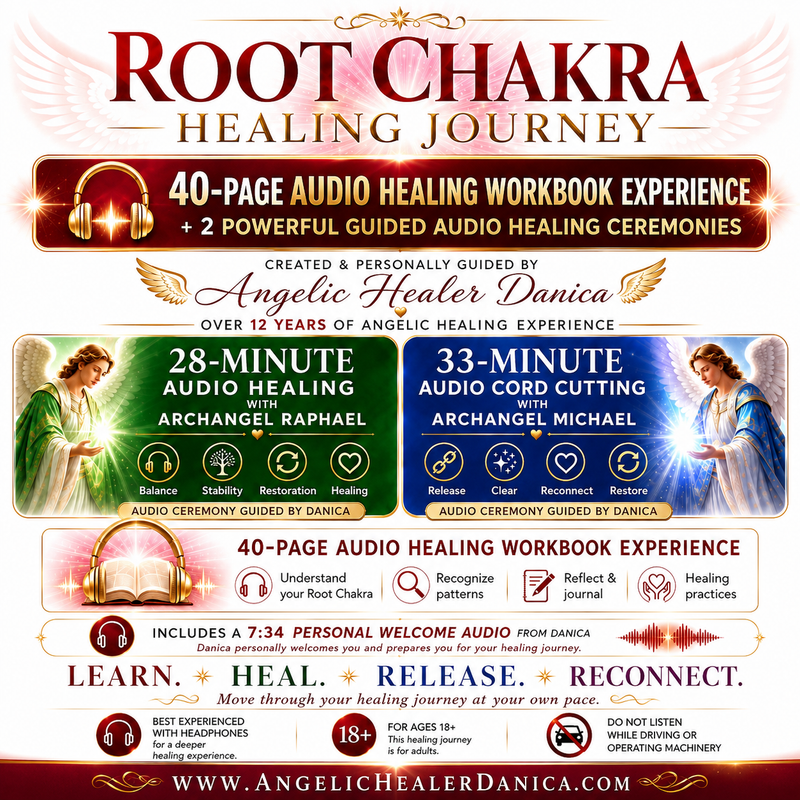 Root Chakra Healing Journey | Audio Healing Workbook + Root Chakra Clearing with Archangel Raphael & Cord Cutting with Archangel Michael