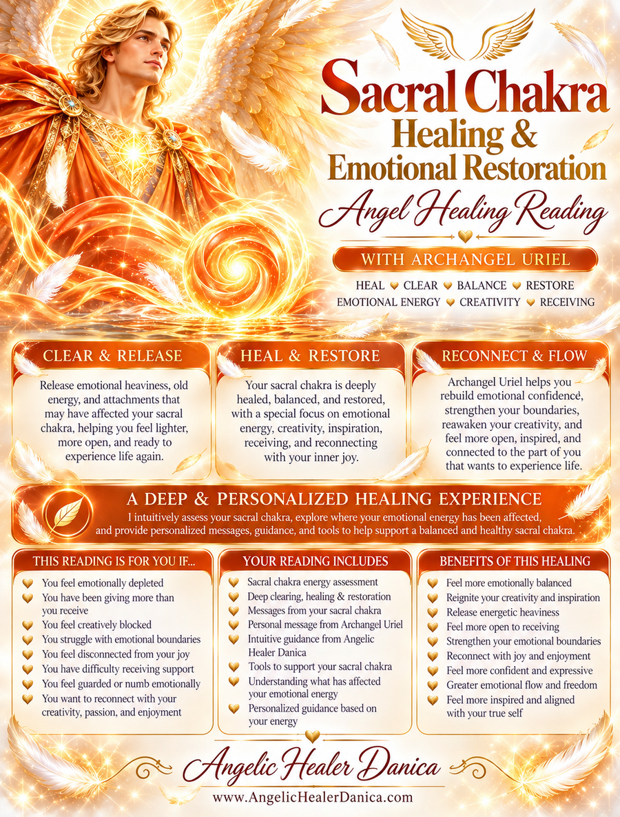 Complete Sacral Chakra Healing & Emotional Restoration. Deep Sacral Chakra Healing • Clearing • Balancing • Emotional Energy Restoration With Archangel Uriel