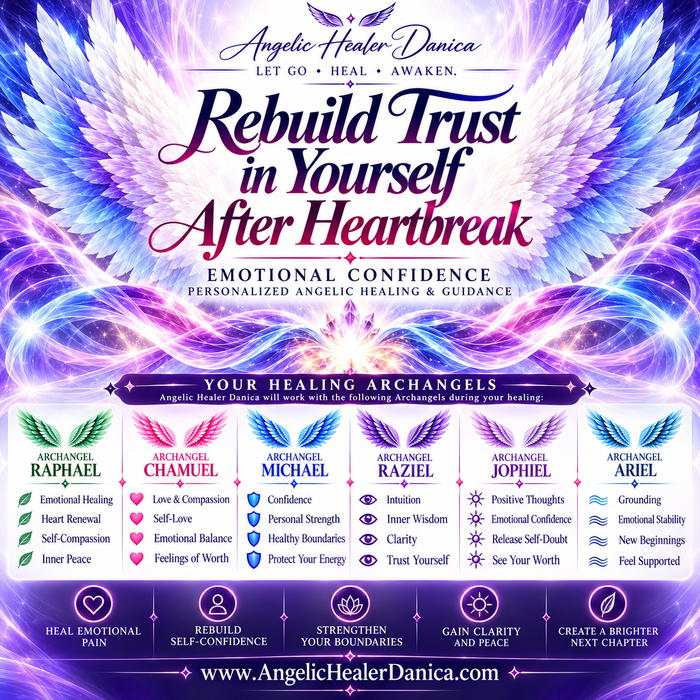 Rebuild Trust in Yourself After Heartbreak. Angelic Healing Reading  for Emotional Confidence, Self-Trust & Inner Strength