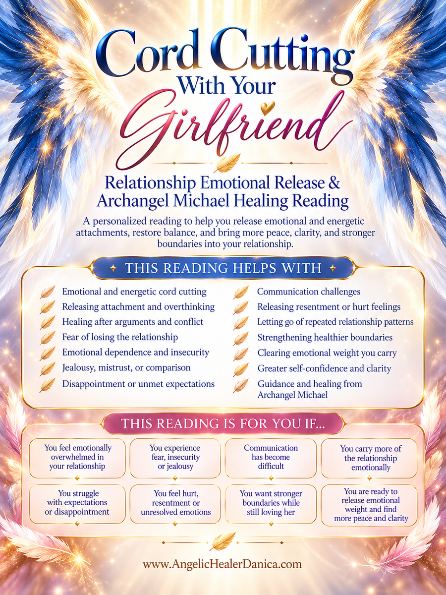 Cord Cutting With Your Girlfriend. Relationship Emotional Release & Archangel Michael Healing Reading