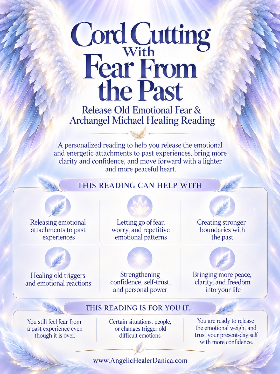 Cord Cutting With Fear From the Past. Release Old Emotional Fear &amp; Archangel Michael Healing Reading