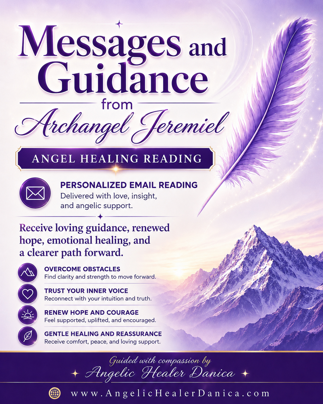 Messages and Guidance from Archangel Jeremiel. Angel Healing Reading