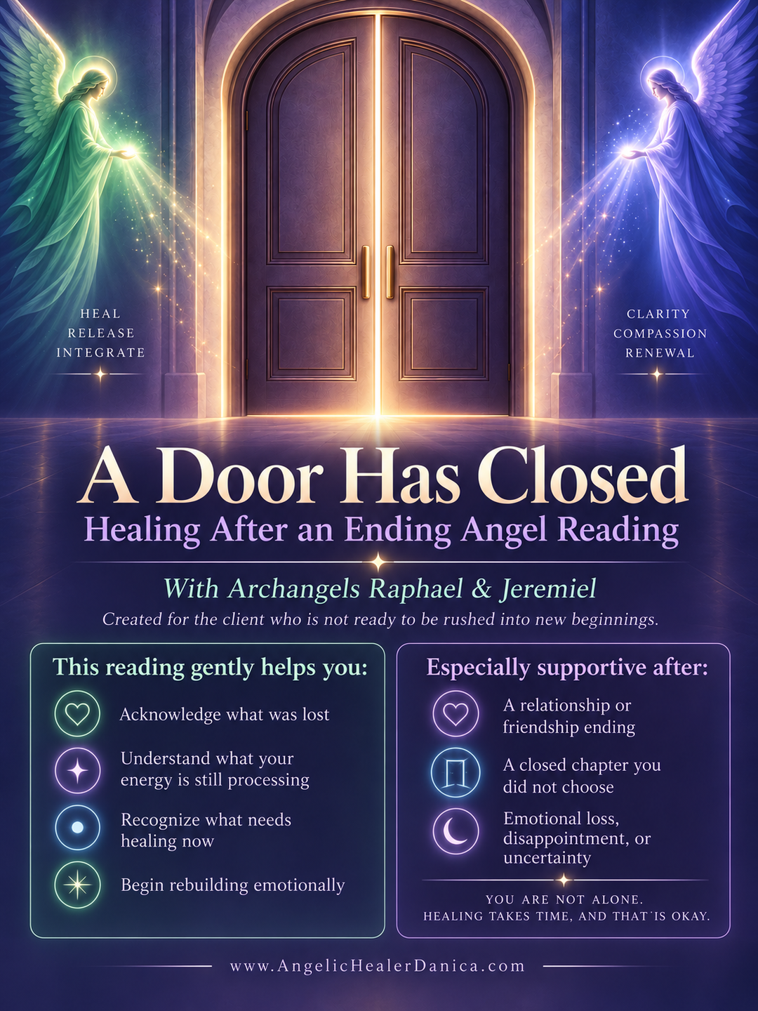 A Door Has Closed. Healing After an Ending Angel Reading