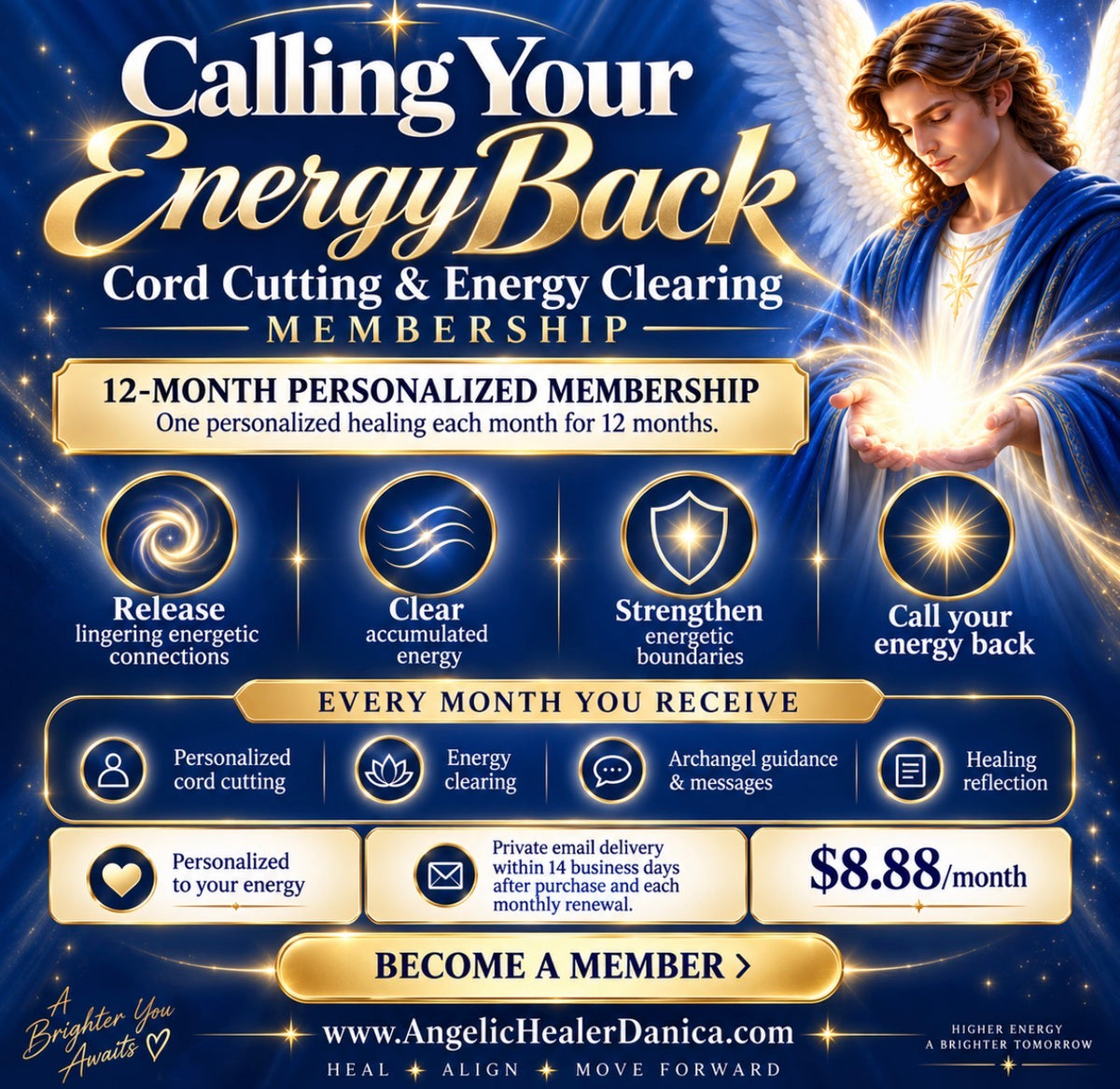 Calling Your Energy Back Cord Cutting & Energy Clearing Membership