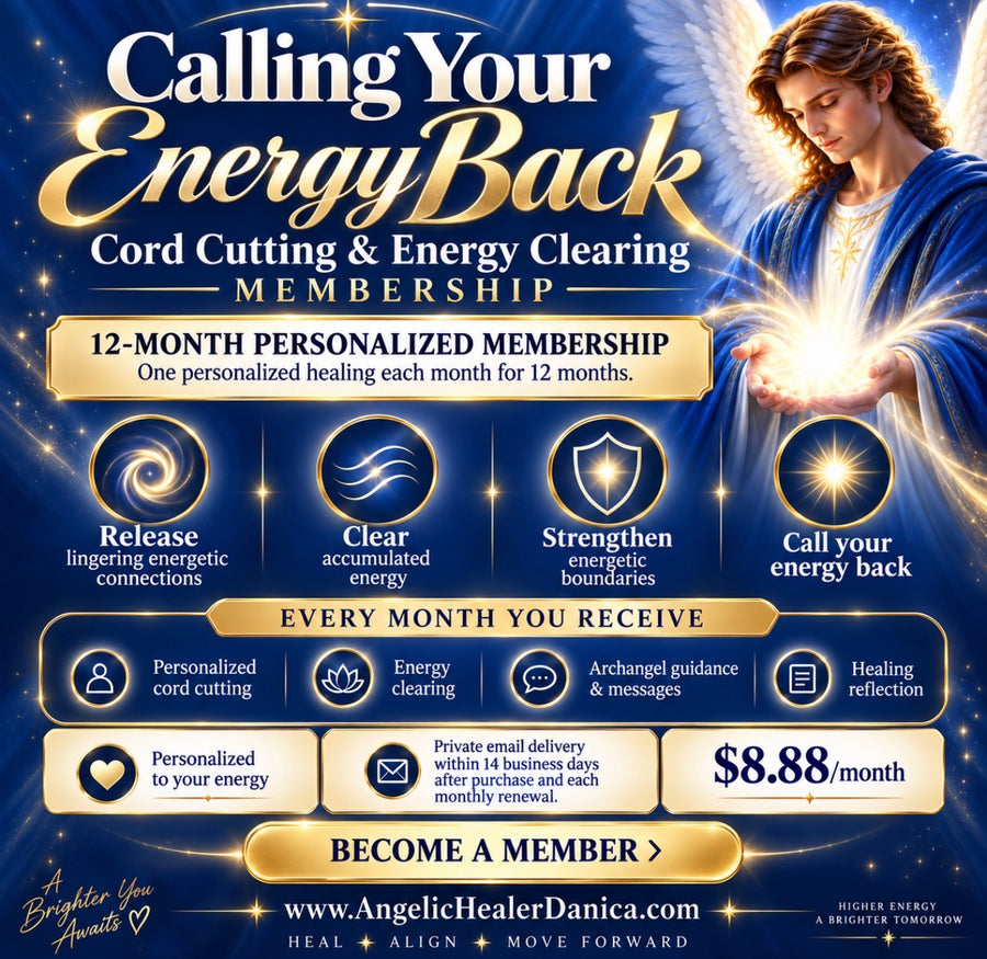 Calling Your Energy Back Cord Cutting & Energy Clearing Membership