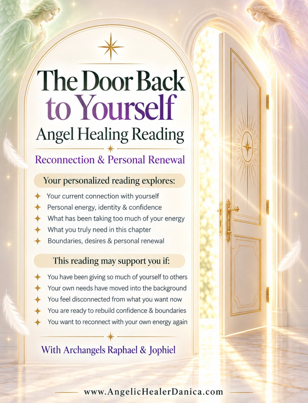 The Door Back to Yourself. Angel Healing Reading for Reconnection &amp; Personal Renewal