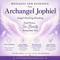 Messages and Guidance from Archangel Jophiel. Angel Healing Reading