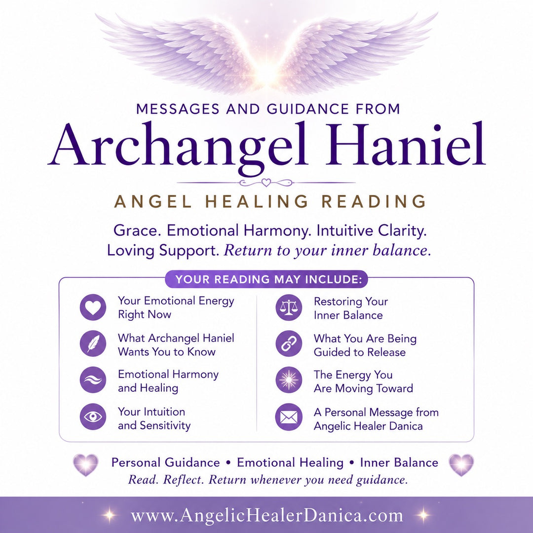 Messages and Guidance from Archangel Haniel. Angel Healing Reading