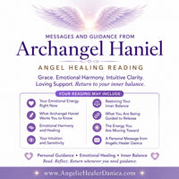 Messages and Guidance from Archangel Haniel. Angel Healing Reading