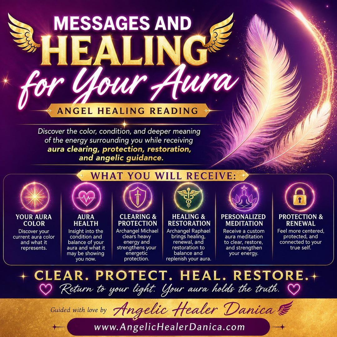 Messages and Healing for Your Aura. Angel Healing Reading