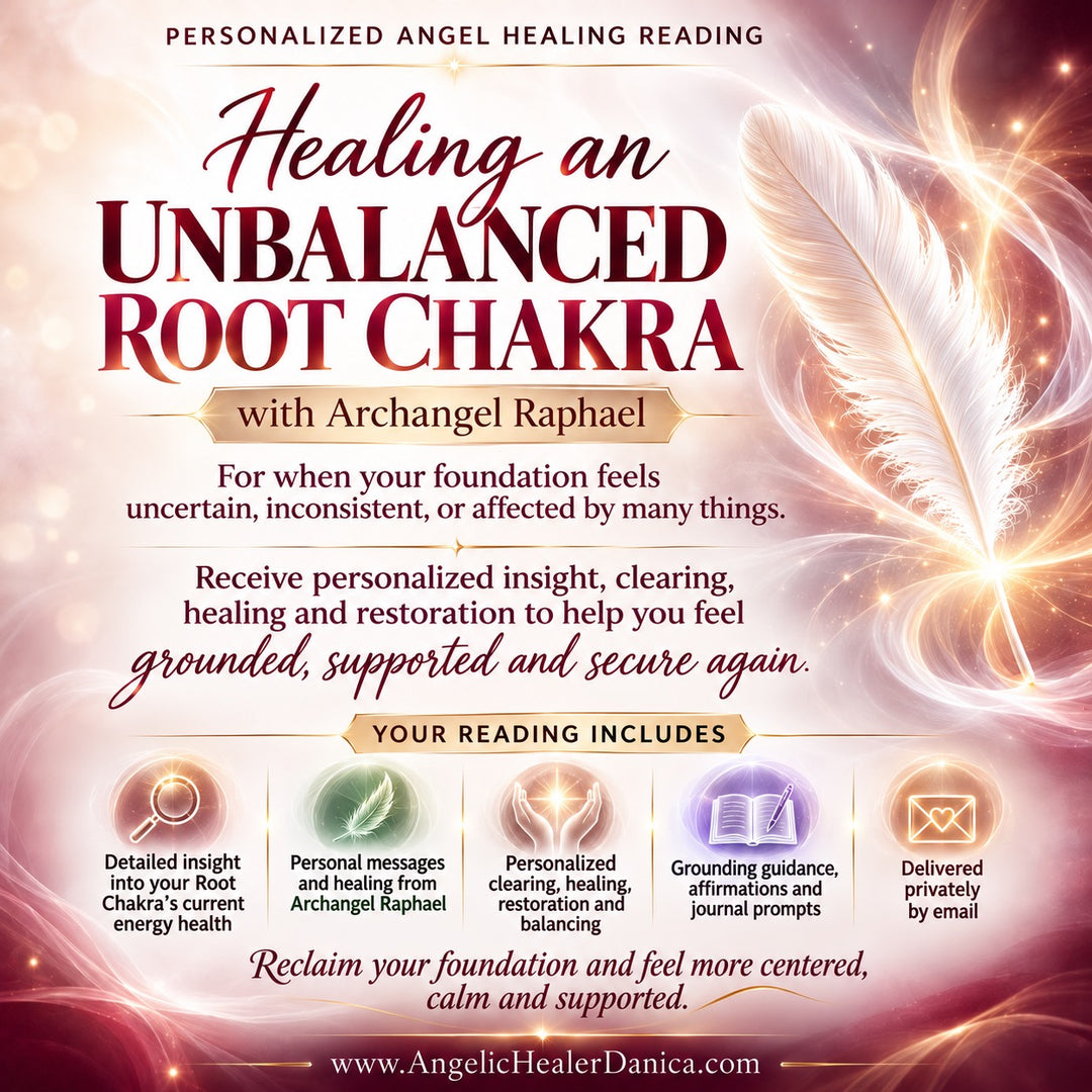 Healing an Unbalanced Root Chakra. Personalized Angel Healing Reading with Archangel Raphael