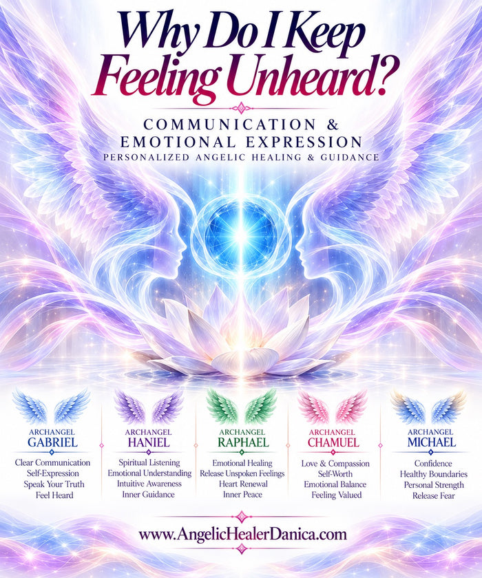 Why Do I Keep Feeling Unheard?  Angelic Healing Reading for Communication, Emotional Expression & Finding Your Voice