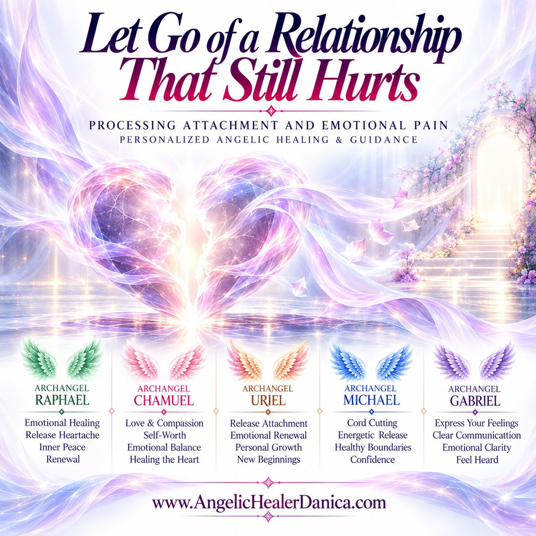 Let Go of a Relationship That Still Hurts. Angelic Healing Reading for Emotional Attachment, Relationship Pain &amp; Inner Renewal