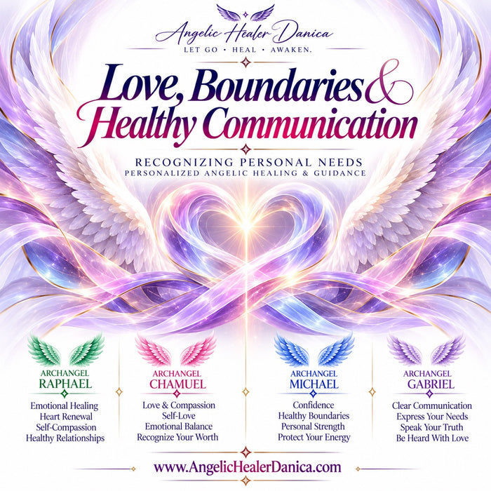 Love, Boundaries & Healthy Communication. Angelic Healing Reading for Recognizing Your Needs, Strengthening Boundaries & Emotional Expression