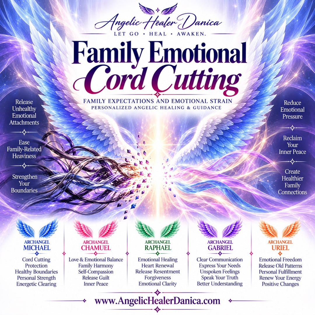 Family Emotional Cord Cutting. Angelic Healing Reading for Family Expectations, Emotional Strain &amp; Healthier Boundaries