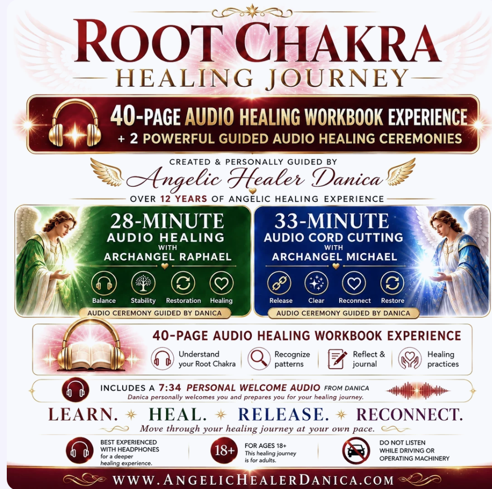 Root Chakra Healing Journey | Audio Healing Workbook + Root Chakra Clearing with Archangel Raphael & Cord Cutting with Archangel Michael